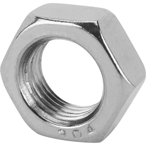 Speedway Motors 5/8 Inch-18 Stainless Jam Nut, LH NF Fine Thread
