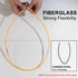 11' Fiberglass Running Electrical Wire Cable Pulling Fish Tape Kit with 5 Attachments in Carrying Case