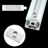 LifCratms 100pcs M5 2020 3D Flat Sliding T-Nuts, Series T-Slot Nut T Nut Accessories for CNC Router Build Rail Printer