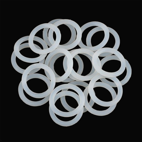 X AUTOHAUX Silicone O-Rings, 29mm OD 21mm ID 4mm Width VMQ Seal Gasket for Compressor Valves Pipe Repair