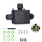 IP68 Waterproof Junction Box, 3 Way Underground Electrical Box, Plastic Box with Terminal Block for LED Lighting