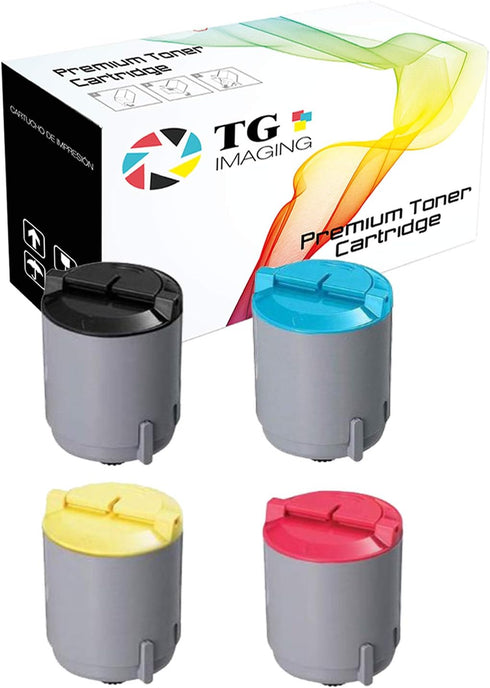 TG Imaging (4-Pack) Compatible Toner Cartridge Replacement for Samsung CLP-300, 4-Color Set