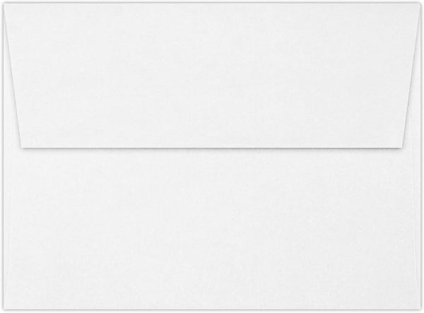 LUXPaper A6 Invitation Envelopes | 4 3/4" x 6 1/2" | Bright White | 50 Qty | 24lb. Text