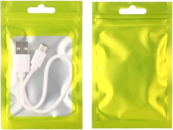 IRTGFHJE Flat Lock Bags Matte Aluminum Foil Frosted Window Zip Lock Bag DIY