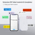 D11 Mini Bluetooth Label Maker Machine - Portable Label Printer for Organizing Jars, Bins, Home & Office