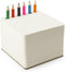 Three by Three Seattle jOTBLOCK Square Chunky Sketchpad: 550 Sheets with 6 Colored Pencils for Memos, Notes, Drawings,