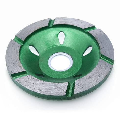 3 Inch Diamond Cup Grinding Wheel for Angle Grinder, Large Segments for Granite, Stone, Marble, Masonry, Concrete