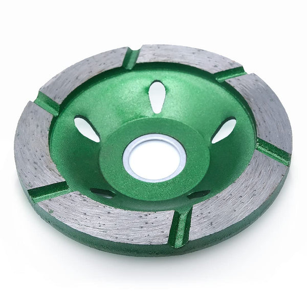3 Inch Diamond Cup Grinding Wheel for Angle Grinder, Large Segments for Granite, Stone, Marble, Masonry, Concrete