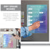 MAGICLULU Magnetic Fridge Calendar, Iridescent Clear Acrylic Dry Erase Board, Reusable Weekly Planner with Markers