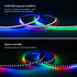 WS2811 16.4FT/5M DC24V 630LEDs/M IP30 SEZO RGB Smart IC COB LED Strip Lights IC Addressable Dream Color Chasing High
