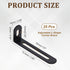 25Pcs 0.9" 2.9" 0.6" 90 uxcell Adjustable L-Shape Corner Brace, x x Metal Slotted Degree Right Angle Corner Shelf