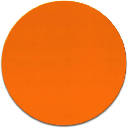 Non-Slip Round Mousepad, FINCIBO Solid Orange Mouse Pad for Home, Office, and Gaming Desk