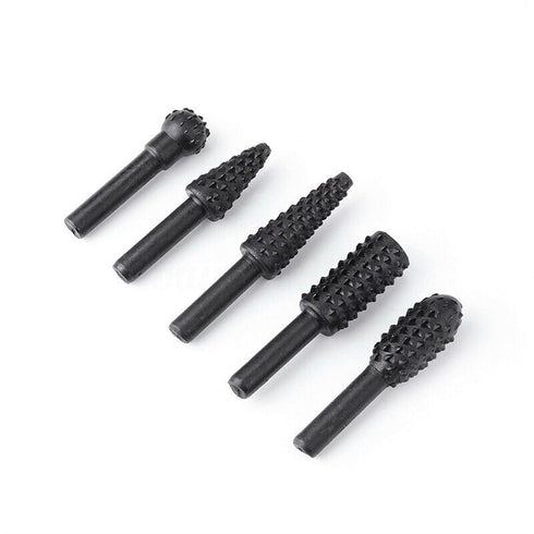 1/4'' DIY Drill Bit Set - 5-PCS/Set, Ergonomic Design & Chrome Vanadium Carpentry Tools