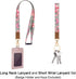 Wisdompro Lanyards for Keys, Cute Wrist & Neck Lanyard for Women, Breakaway Lanyard for ID Badges, Car Keys
