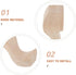 Set 4pcs, 15x6cm SOLUSTRE Solid Wood Furniture Legs Feet European Style Carved Wooden Sofa Table Cabinet Support Legs