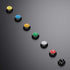Waterproof Momentary Push Button Switch - 12MM Normal Open Mini Micro Switch ON-Off, 35PCS in 7 Colors