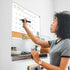 Upgraded Monthly Calendar Dry Erase White Board & Cork Bulletin Board, 17.7" x 23.6" Aluminum Frame