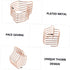 Stylish Gold Bookend Storage Rack for Books and Magazines - Ideal for Home or Office