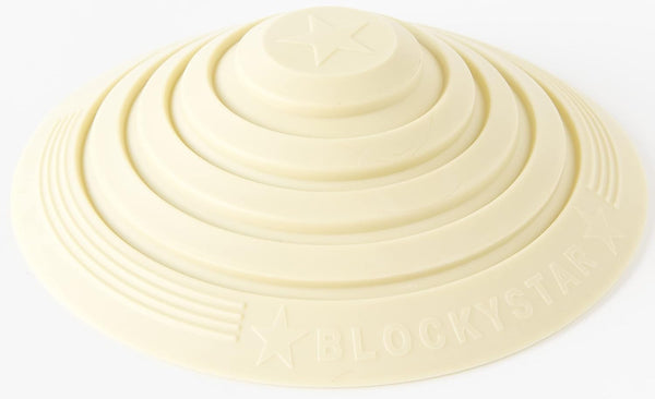 Pekasa Unique Round Door Stopper, Colorful Rubber Door Stoppers for Bottom of Door, Wedge for All Floor Types (Vanilla)