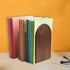 FytStycale 13x8x1cm Bookend Desktop Bookends Desk Organizer Accessories Invisible Hold Wood Material Suitable