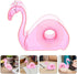 SEWACC Pink Flamingo Tape Dispenser with Clear Tape, Decorative Flamingo Shaped Washi Cutting Tool