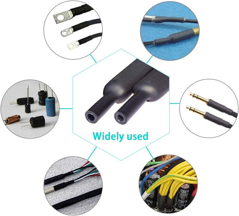 OLIREXD 3:1 Waterproof Heat Shrink Tubing - Adhesive-Lined Wire Wrap Tube Insulation for DIY (Dia 1.6"(40mm))