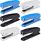 Desktop Stapler, Portable Durable Heavy Duty Staplers for School College Office Supplies, 25 Sheet Capacity (Black,