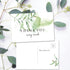 TENTADO (Set 50) 4" 6" Thank You Postcards, Blank with Mailing Side, thank you cards for Wedding, Baby or Bridal