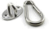 2-Pack M6 Ceiling & Wall Mount Hanging Hardware Fitting Set, 304 Stainless Steel Heavy Duty Pad Eye Hook