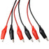 EBOOT 1M Electrical Test Set with Alligator Clips, Double-ended Jumper Wires for Electrical Testing, 2 Groups
