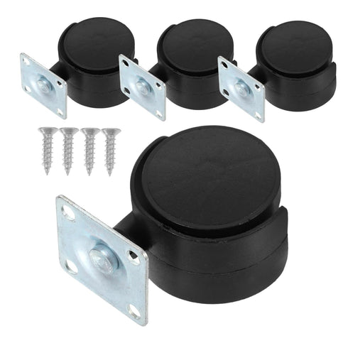 PRETYZOOM 4pcs Furniture Casters Kit Rolling Wheels for Moving Heavy Furniture Table