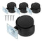 PRETYZOOM 4pcs Furniture Casters Kit Rolling Wheels for Moving Heavy Furniture Table