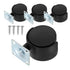 PRETYZOOM 4pcs Furniture Casters Kit Rolling Wheels for Moving Heavy Furniture Table
