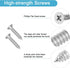 6PCS Mending Plates, 3.11'' x 1.57'' Flat Metal Bracket with Holes, Stainless Steel Connector