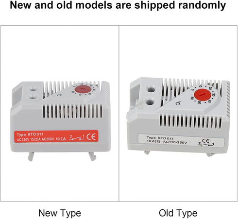 Mechanical Thermostat, 0-60 Adjustable Normally Close Temperature Controller Switch (KTO011)