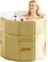 Portable Bathtub, Hot Ice Bath Tub Inflation-free, Shower Bathroom SPA Soaking Tub,