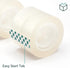 Wrap Buddies Adhesive Tape Rolls, Clear Tape Wrapping Paper Clamps, Multi-Purpose Sticky Tape (4 Pack)