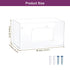 Round(10.4 5.4 5.4 inches) uxcell Trash Bag Dispenser Roll Holder, Wall Mount Acrylic Garbage Bag Dispenser Roll Holder