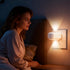 Generic Auto Dusk to Dawn Night Light - Plug in LED Wall Lamp with Smart Sensor, Energy Efficient Compact ABS Room