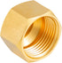 30PCS 3/8-Inch Brass Compression Cap Stop Valve Cap, Brass Compression Fitting