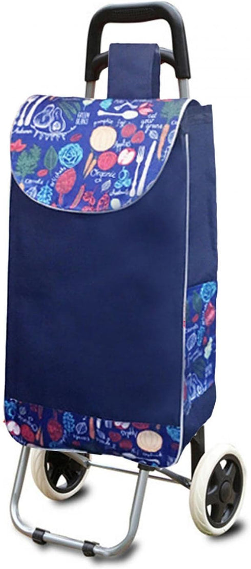 Menolana Shopping Cart Replacement Bag Trolley Bag Oxford Cloth Waterproof Reusable with Side Pockets and Rear Pocket