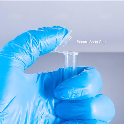 2ml Graduated Microcentrifuge Tube - PCR Tube with Flat Cap, Polypropylene Plastic (1000pcs)
