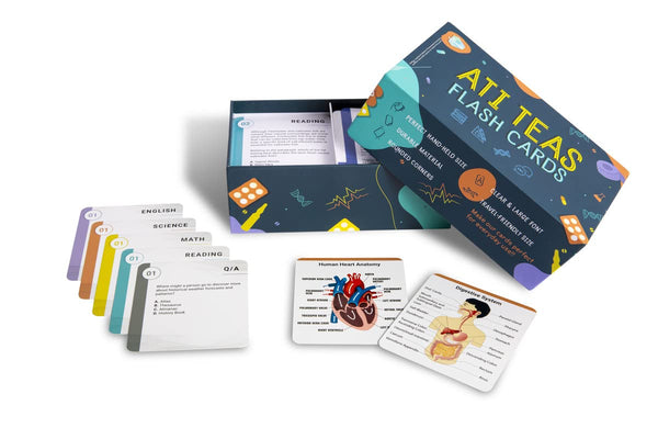 ATI TEAS 7 Flashcards - 2024-2025 Study Guide with Practice Test Questions