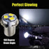 Ruiandsion 2pcs P13.5S LED Bulb 18V White 2835 3SMD Chips Upgrade for Flashlights Torch Light