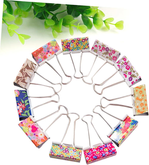 EXCEART 48pcs Paper Binder Clip, File Clips, Dovetail Clip Assorted