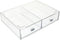 Small Plastic Storage Bin with Drawers, Stackable Organizer for Desk Accessories, Stationery, Office Supplies
