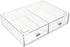 Small Plastic Storage Bin with Drawers, Stackable Organizer for Desk Accessories, Stationery, Office Supplies