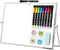 TSJ OFFICE Dry Erase Whiteboard - 12 X 16 Inches Portable Magnetic Whiteboard with Hooks for Office, Home, School