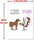 BENNLOOS Cute Thank You Card for Nurses for Women, Funny Nursing School Graduate Card, Medical Staff Appreciate
