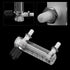Hilitand Gas Flowmeter, 0-3LPM Meter with Control Valve for Oxygen Air Gas